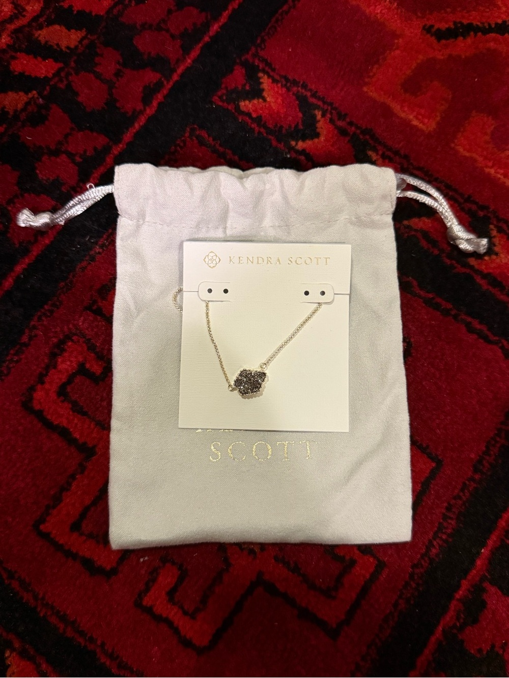 Kendra Scott Gold Druzy Necklace